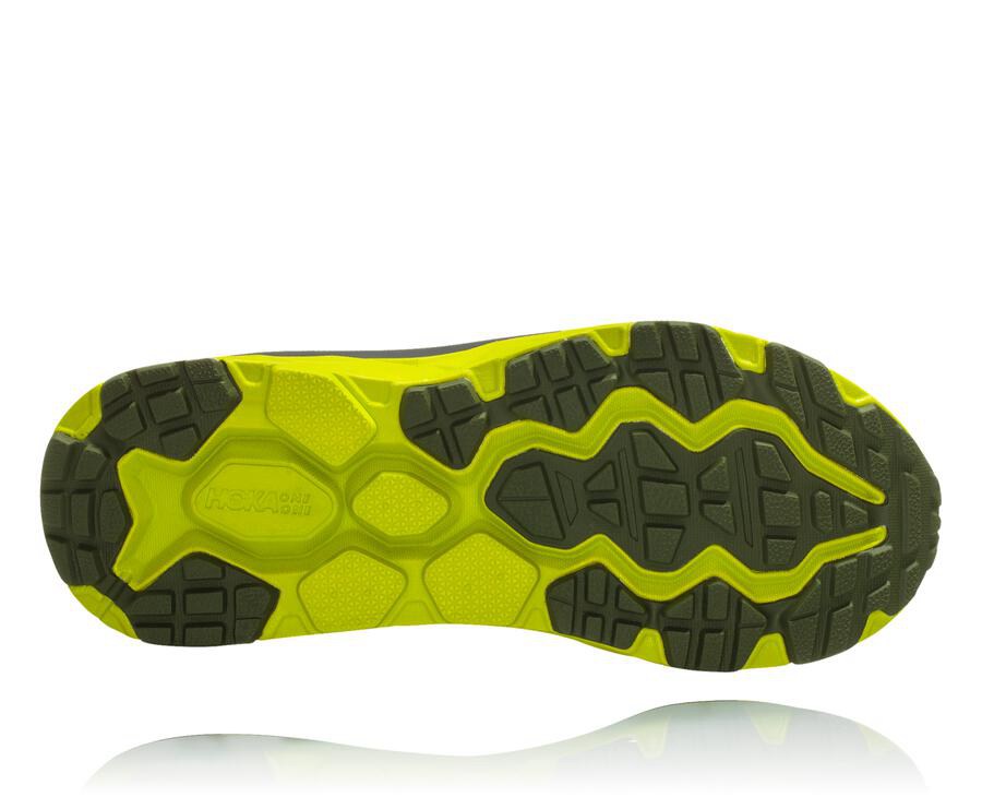 Tenis Trail Hoka One One Masculino Pretas/Verdes - Challenger Atr 5 - 321-TKAWRS